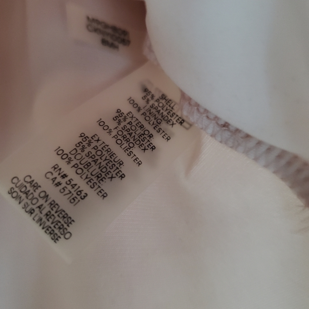 Calvin Klein Blush Color Block Top - Picture 6 of 10